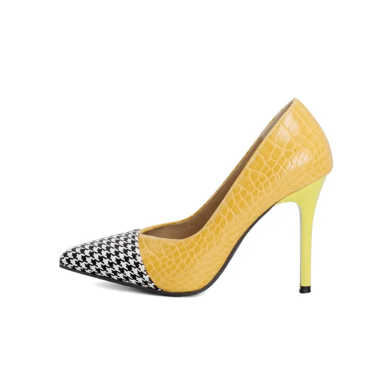 

Big Size Pointed single shoes ladies high heels women shoes woman pumps