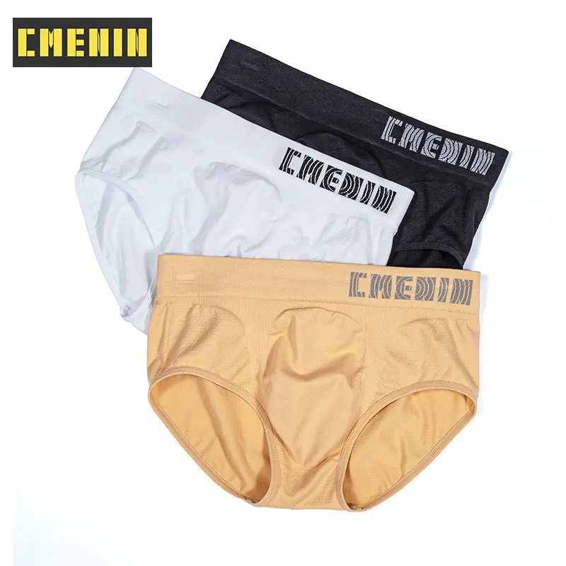 

3Pcs New Arrival Sexy Man's Underwear Briefs Underpants Comfortable Men's Briefs Bikini Gay Underwear Innerwear Cuecas CM102