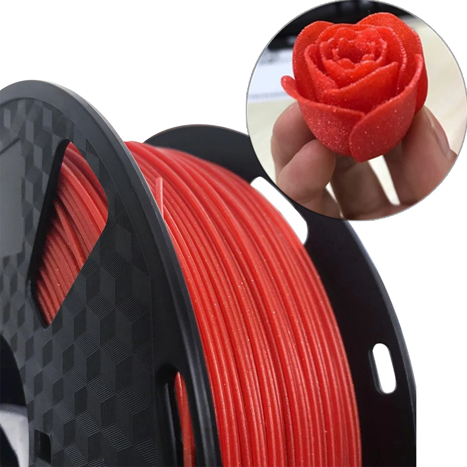 PLA с украшением в виде кристаллов 3D DIY принтеры нити блеск 1 75 мм 500G блестящие
