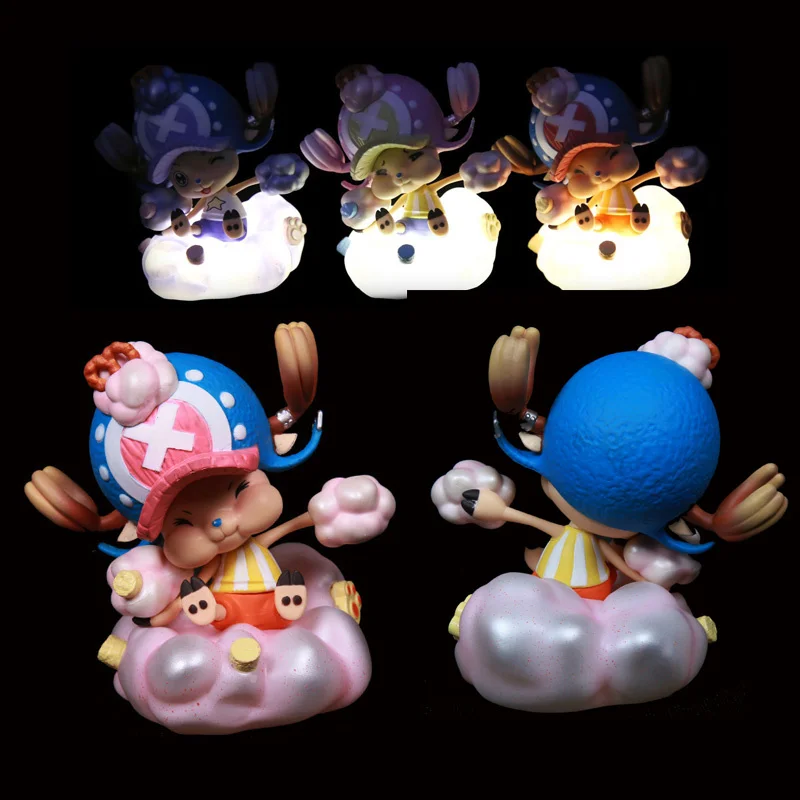 

11 см аниме цельный кусок Рождество Чоппер экшн-фигурка светящаяся Радуга модель ПВХ Коллекция светящаяся модель рождественские подарки