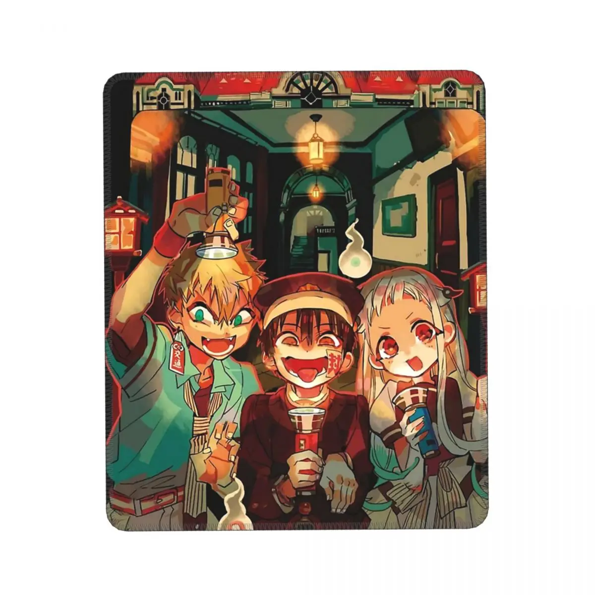 

Милый коврик для ноутбука с аниме Jibaku Shounen Hanako Kun, забавный Настольный коврик для манги в туалете, коврик для ноутбука с графическим принтом