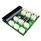 Коммутационная плата, 12-портовый 6-контактный разъем, светодиодный дисплей, модуль питания 12 В для HP 1200 Вт 750 Вт PSU GPU Miner Mining BTC ETH