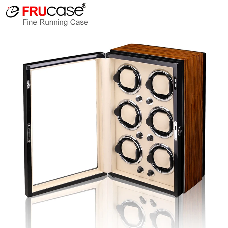 FRUCASE Winder для автоматических часов новая версия 6 деревянные аксессуары ящик