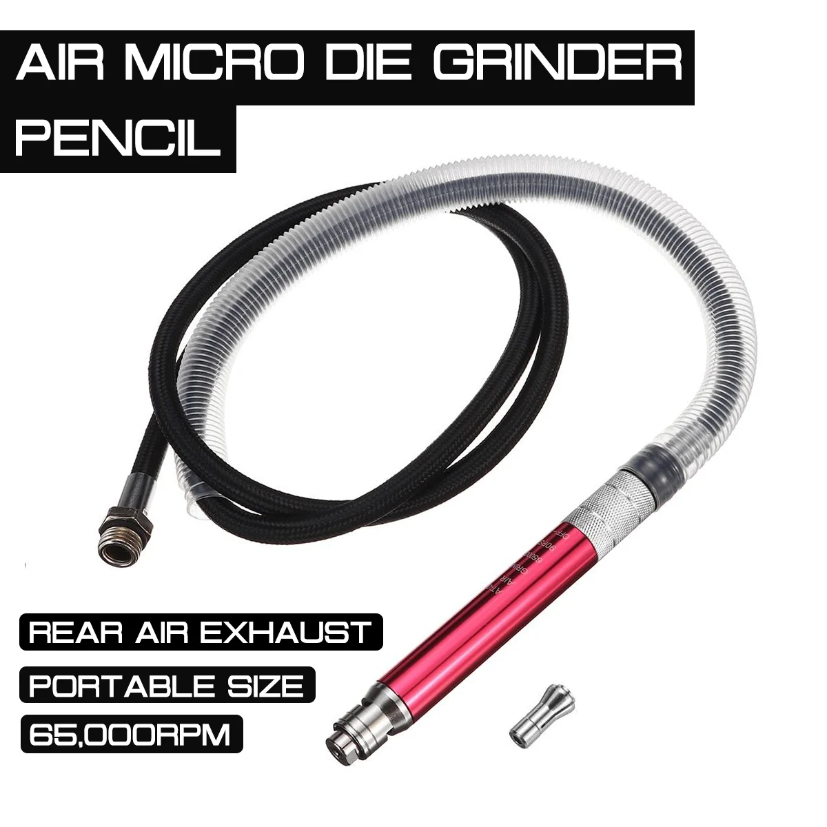

Шлифовальный станок Air Micro Die Pencil 65000 об/мин Профессиональный высокоскоростной инструмент для резки дерева ювелирных изделий полировки шлиф...