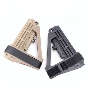 10pcsset outdoor sports cs game nylon stock upgraded airsoft accessories for jinming9 m4 hk416 ar diy parts free global shipping