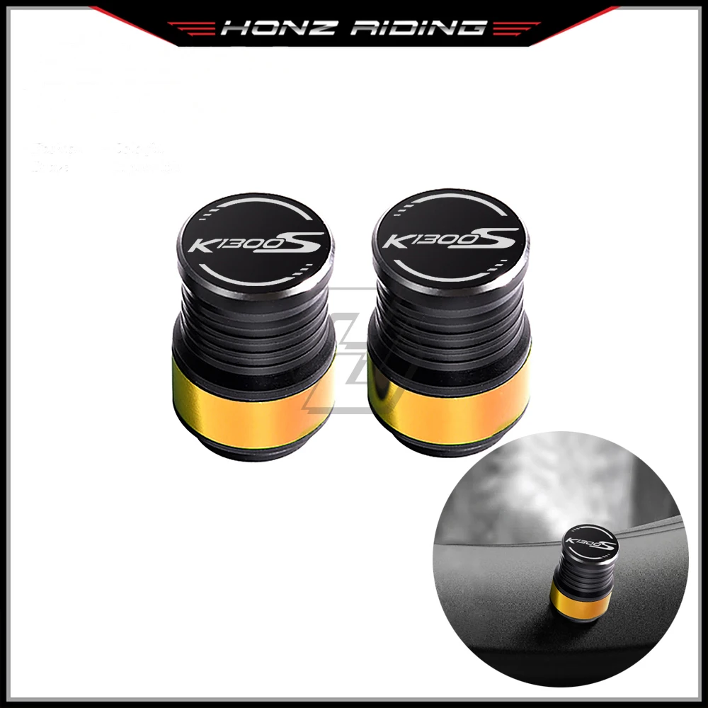 

For BMW K1300S K1300 Rim Motorcycle Wheel Tire Valve Caps