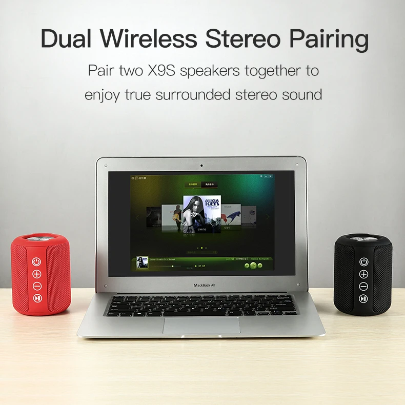 Водонепроницаемый bluetooth динамик Портативный беспроводной Открытый Колонка