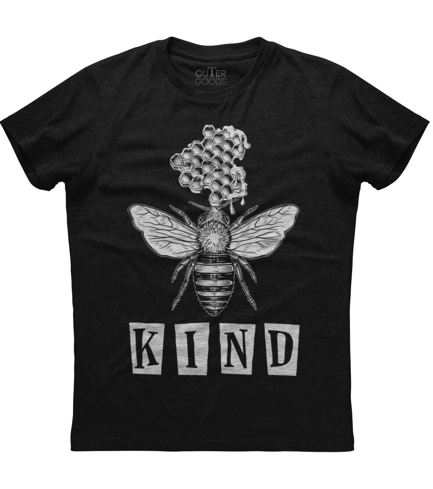 

Lovely Bee Kind Organic Bee Keeping. Personalized Graphic T-Shirt. Summer Cotton O-Neck Short Sleeve Mens T Shirt New S-3XL