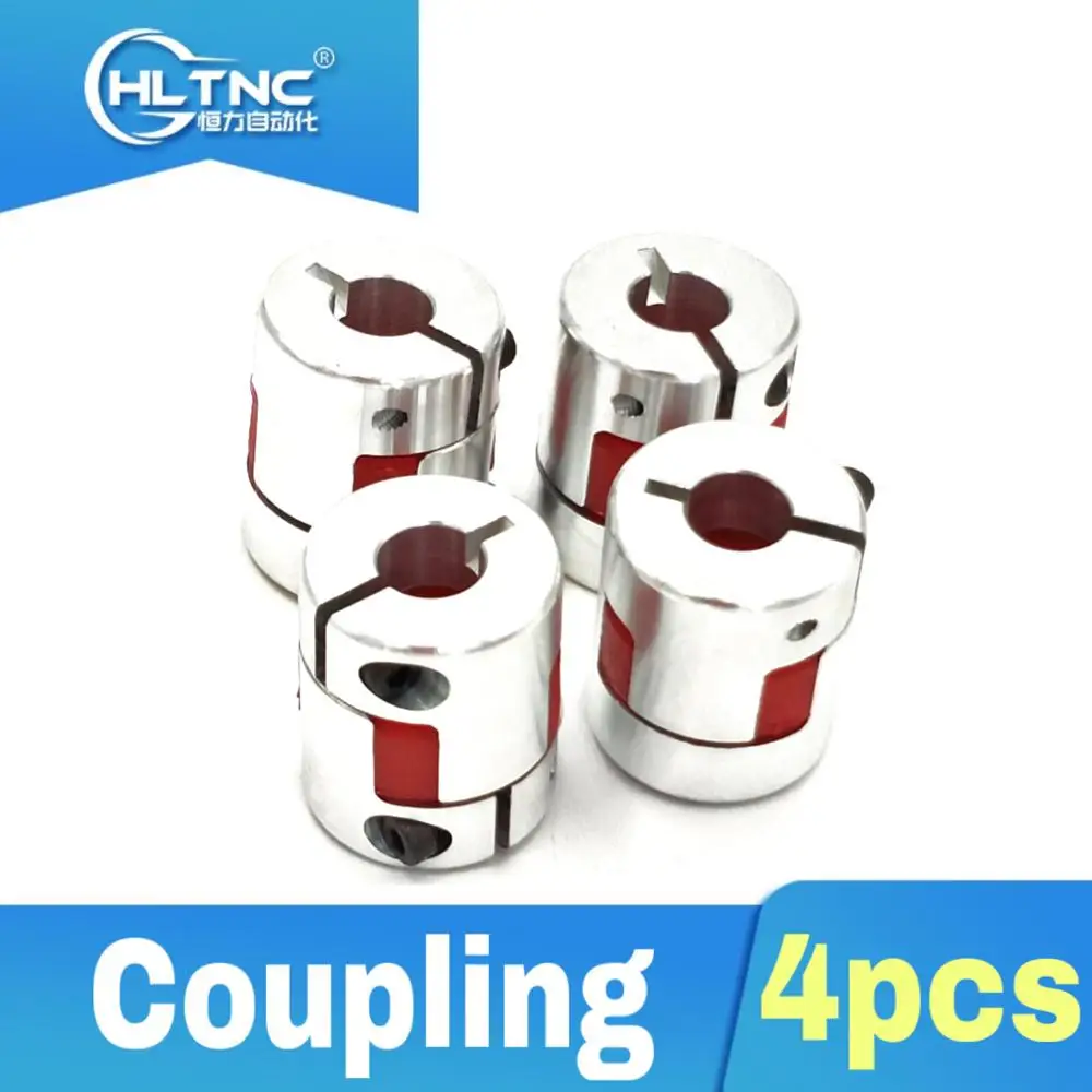 Гибкий соединитель с зажимом сливы D25 L30 размер вала чпу Φ 4/5/6/6.35/7/8/10/12 мм 5 8