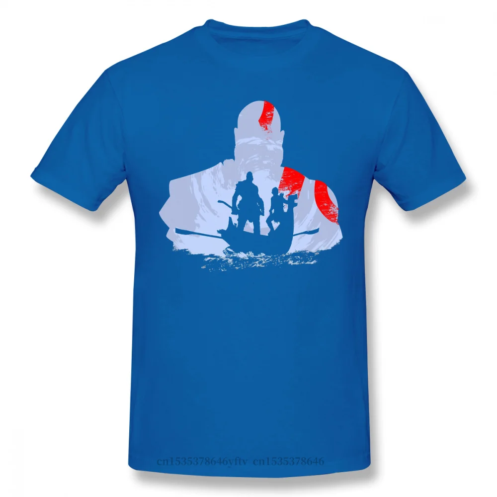 

2021 Leisure Fashion 100% cotton T-shirt God of War Greek Mythology Kratos Athena's Blades Game for Men Cool Funny Crewneck