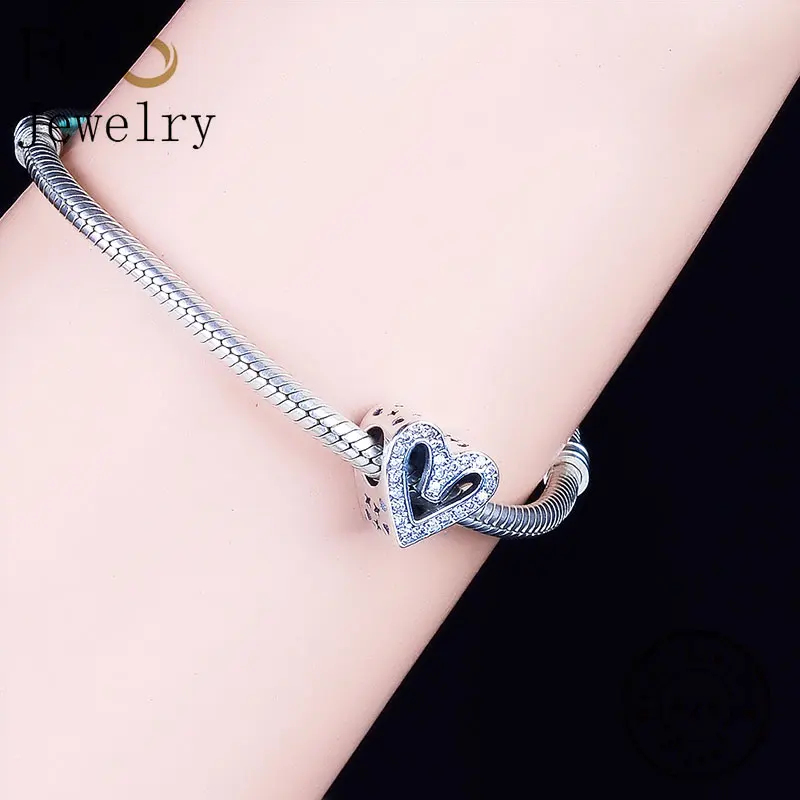 Оригинальный фирменный амулетный браслет FC Jewelry Fit серебро 925 пробы ажурное