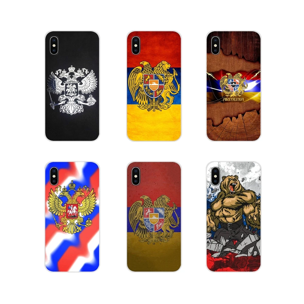 Прозрачный мягкий кожаный чехол с эмблемой флага Албании России для Xiaomi Mi4 Mi5 Mi5S Mi6