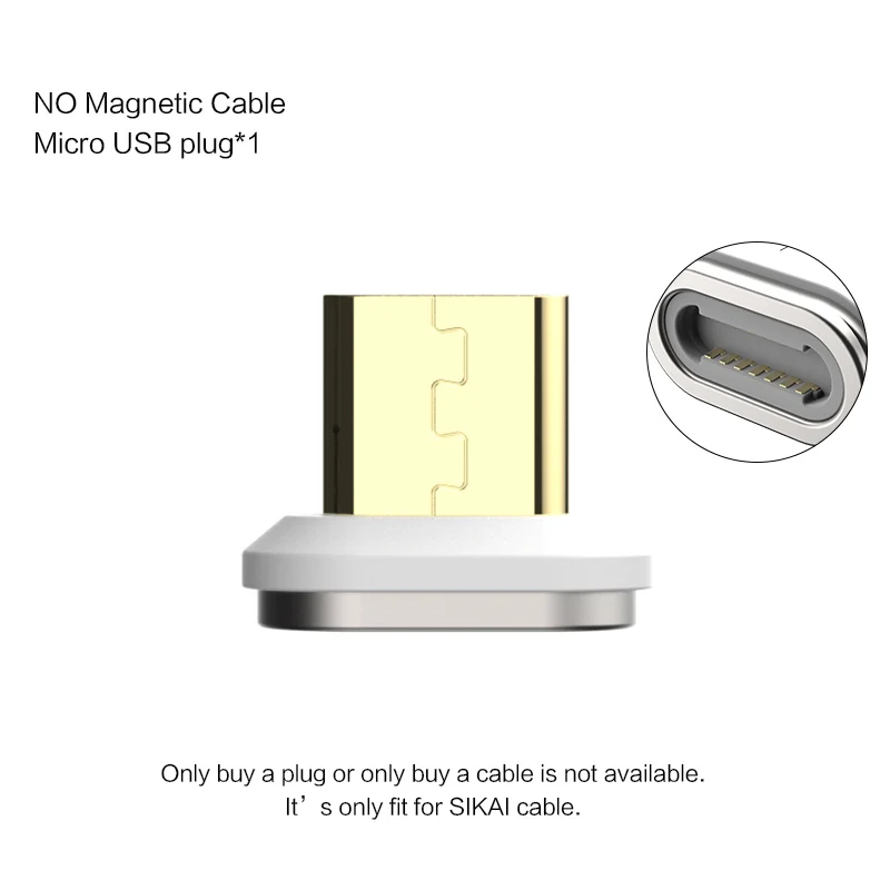 Najtaniej Dziesięć Szt. Złącza Do Iphone Tpye-c Micro Magnetyczne Wtyczki Do ładowania Kabli
