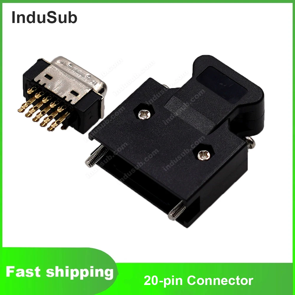 1 комплект 20 контактный разъем MR CCN1 сервопривода для Mitsubishi 10120 3000PE + 10320 52A0 008