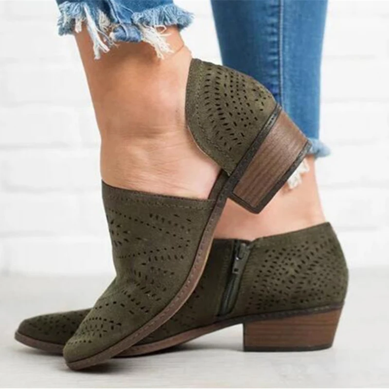 Новинка 2019 года обувь на плоской подошве женская модная с перфорацией