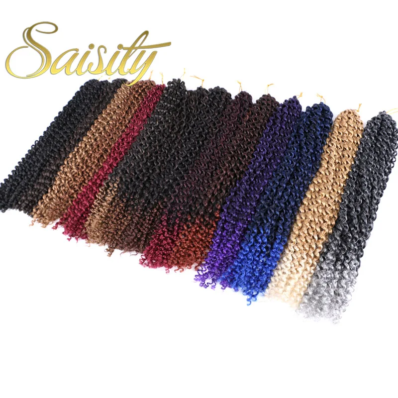 Saisity Ombre Crotchet волосы страсть Весна Твист Синтетические накладные волокна
