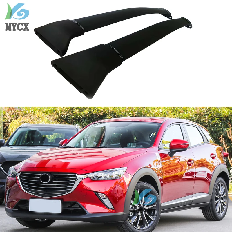 Новое поступление рейка на крышу для Mazda CX 3 CX3 2016 2018 7075 алюминиевый сплав надежный