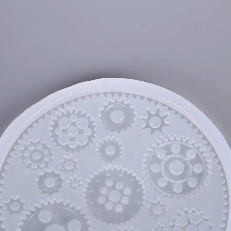 

DIY Punk Style Resin Gear Silicone Mold Handmade Cool Decorations Machine Toothed Wheel Mould
