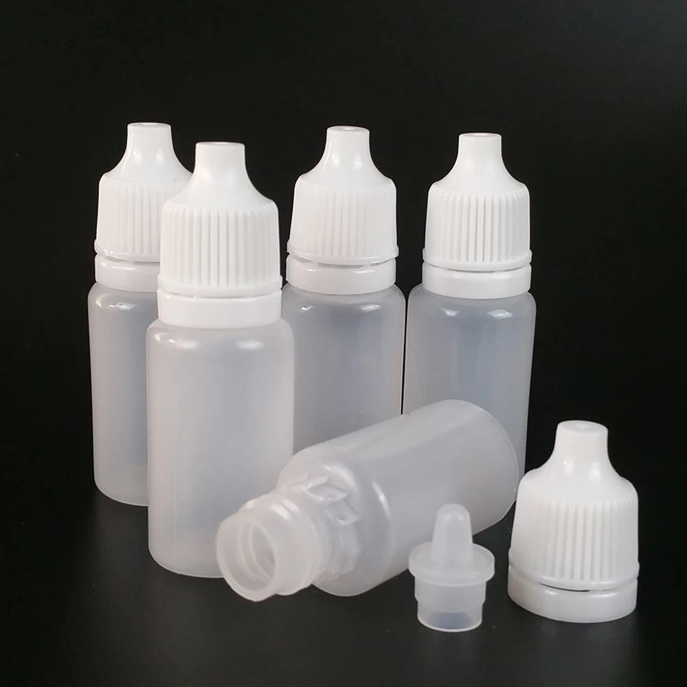 50pcs 5m/10ml/20ml/30ml/50ml/100ml Plastic Eliquid Dropper Bottles Vape juice Bottle with Childproof Cap with10 Funnels | Красота и