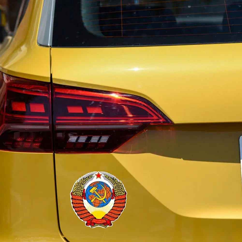 Новинка интересная виниловая наклейка 12x12 см с изображением страны СССР для