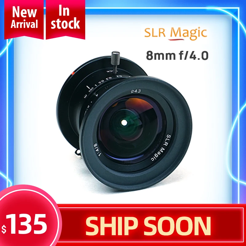 SLR Magic рыбий глаз 8 мм f/4 0 объектив адаптер объектива для камер Micro Four Thirds M4/3 Камера s