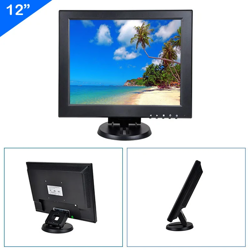 12-дюймовый 4:3 1024x768 Монитор с BNC HDMI AV VGA USB входом ZHIXIANDA по оптовой цене с завода
