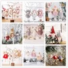 Новогодние 2022 рождественские украшения для дома ангельские украшения Рождественская Кукла Рождественская елка Декор подарок новогодние украшения