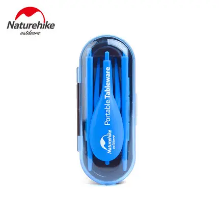 Набор посуды Naturehike складной портативный уличный набор столовых приборов для