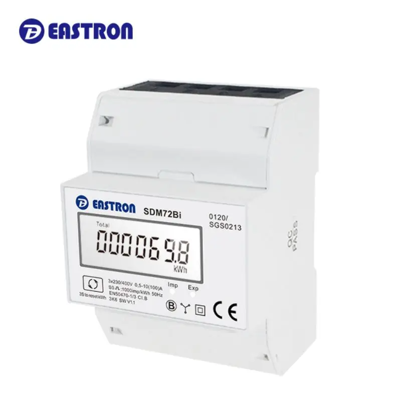 SDM72BI трехфазный двунаправленный измеритель энергии для возобновляемых