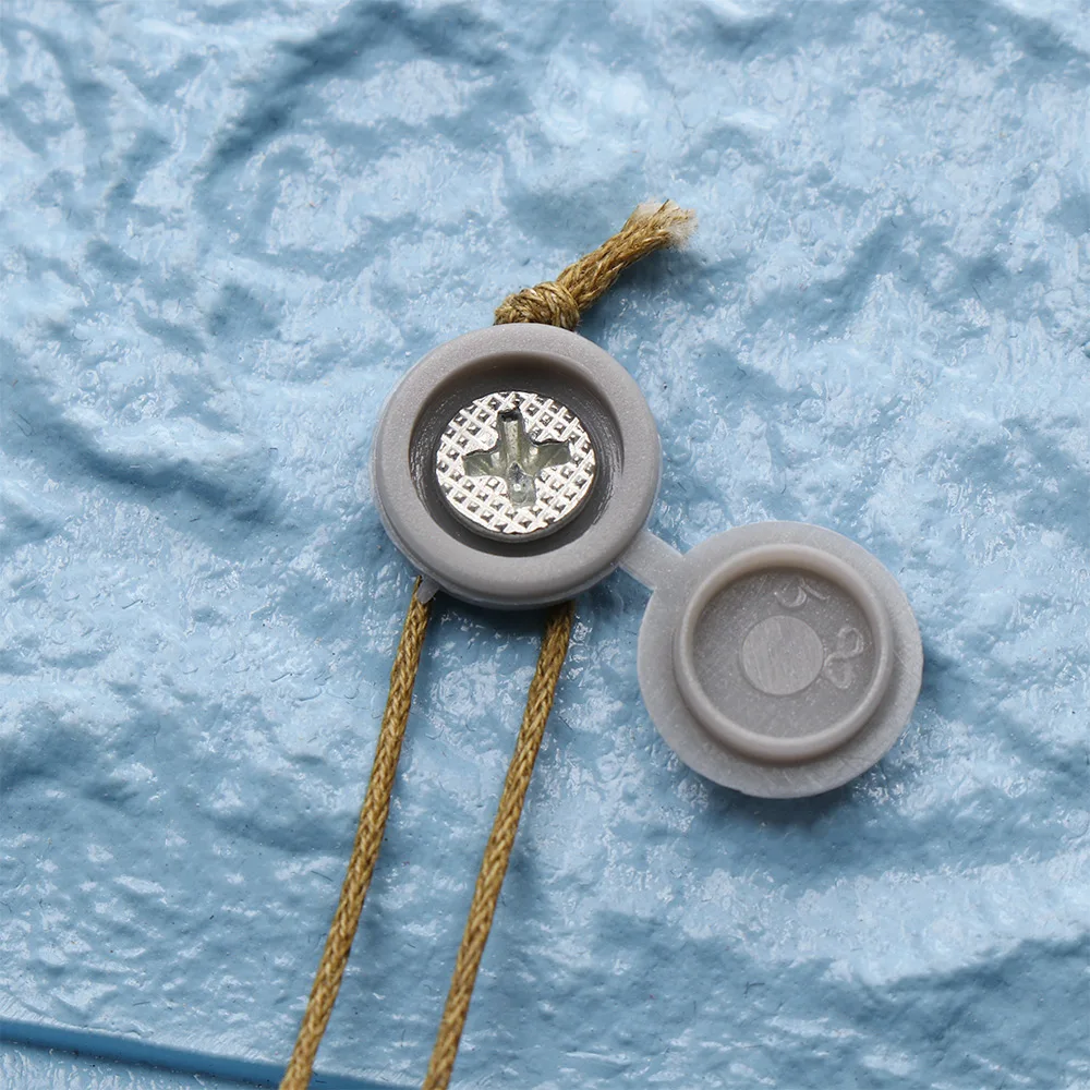 100 шт./упак. цветная откидная крышка для пластикового винта Складная гайки кнопок