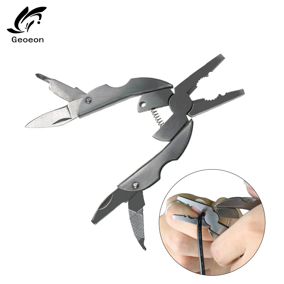 Geoeon миниатюрные Мультитулы уличные плоскогубцы портативные складные
