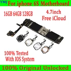 Материнская плата для iPhone 6S, основная плата 16 Гб 64 Гб 128 ГБ, безС Touch ID, 100% оригинал, совместима с IOS