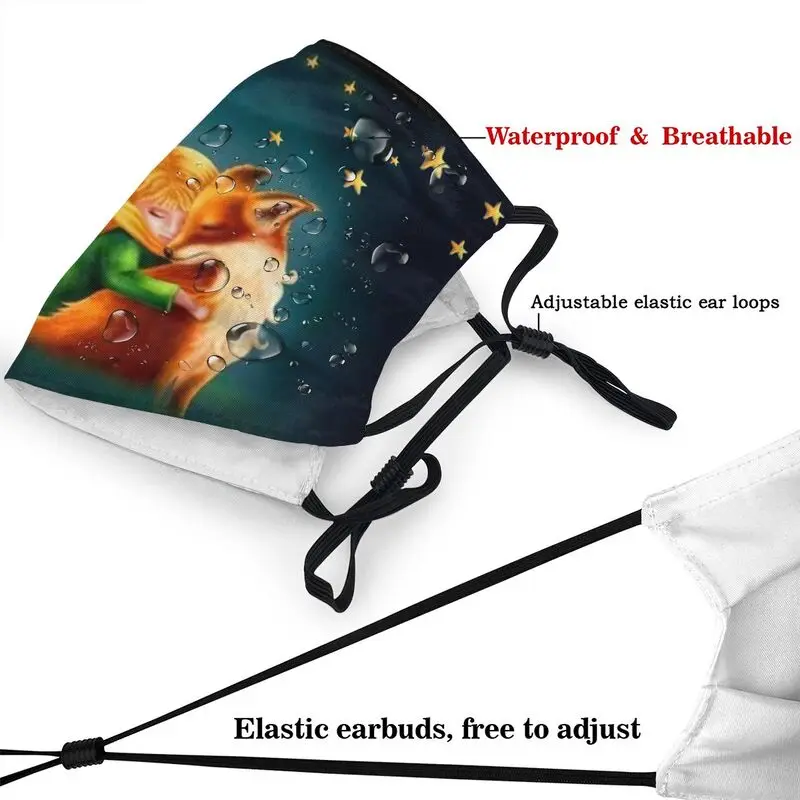 С принтом Маленький принц сказка смываемая маска для лица взрослых и штаны с