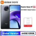 Смартфон Xiaomi Redmi Note 9 T глобальная версия, 4 Гб + 64 Гб128 ГБ, MTK Dimensity 800U, тройная камера 48 МП, дисплей 5000 мАч, NFC, 5G