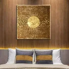 Абстрактные золотые стены картины текстуры плакаты и принты современные настенные картины для гостиной минималистский домашний декор