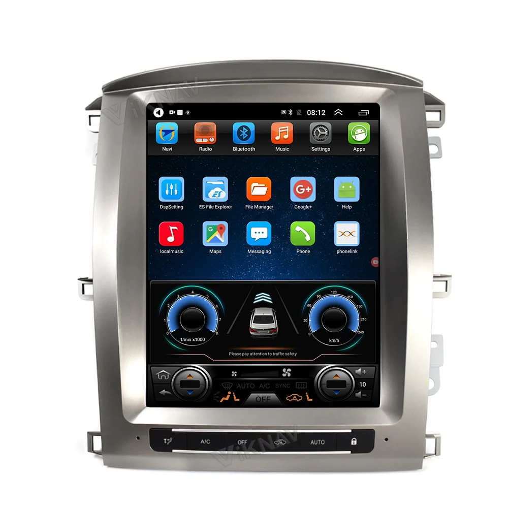 Автомагнитола для Toyota Land Cruiser 100 сенсорный экран Android Lexus LX470 2002-2007 LC100