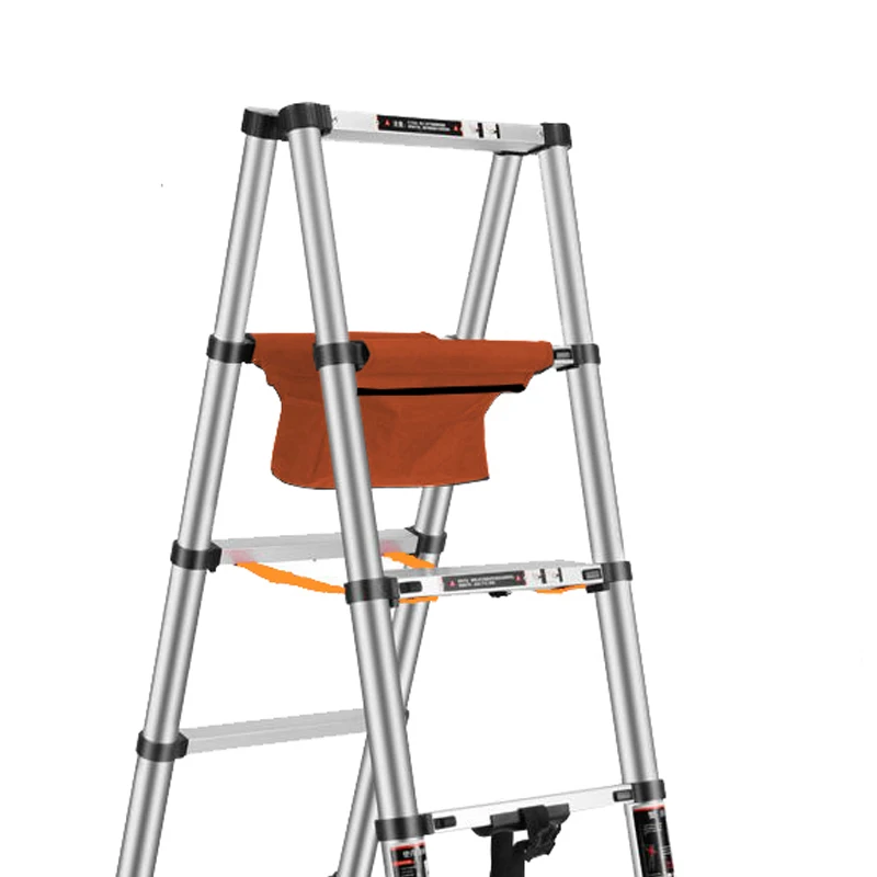 1 4 м + утолщенная телескопическая лестница из алюминиевого сплава легкая