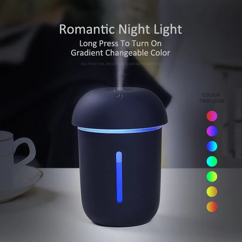 Ультразвуковой увлажнитель воздуха ELOOLE в виде грибов 200 мл диффузор для