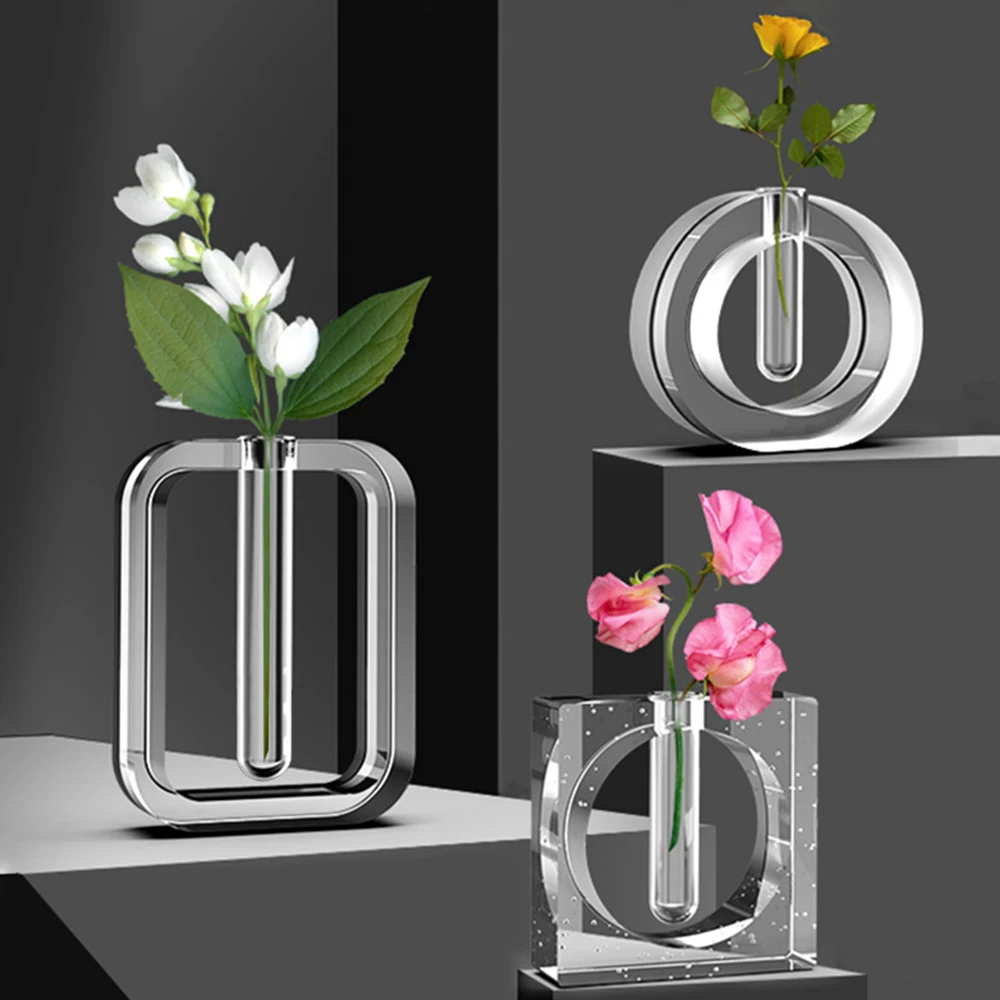 NEUE Reagenzglas Blume Topf Ton Silikon Form DIY Handgemachte Wohnkultur Anlage Inkubator Zement Epoxy Harz Formen mit 3pc Test Rohre