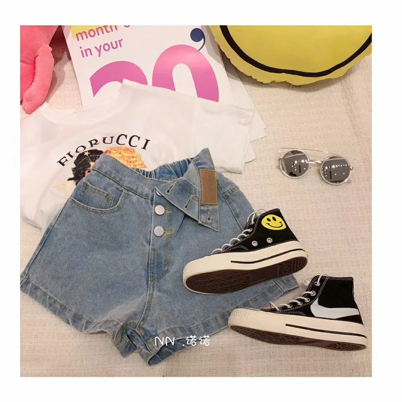 Детская одежда Новинка лета 2020 детские брюки джинсовые шорты индивидуальные для