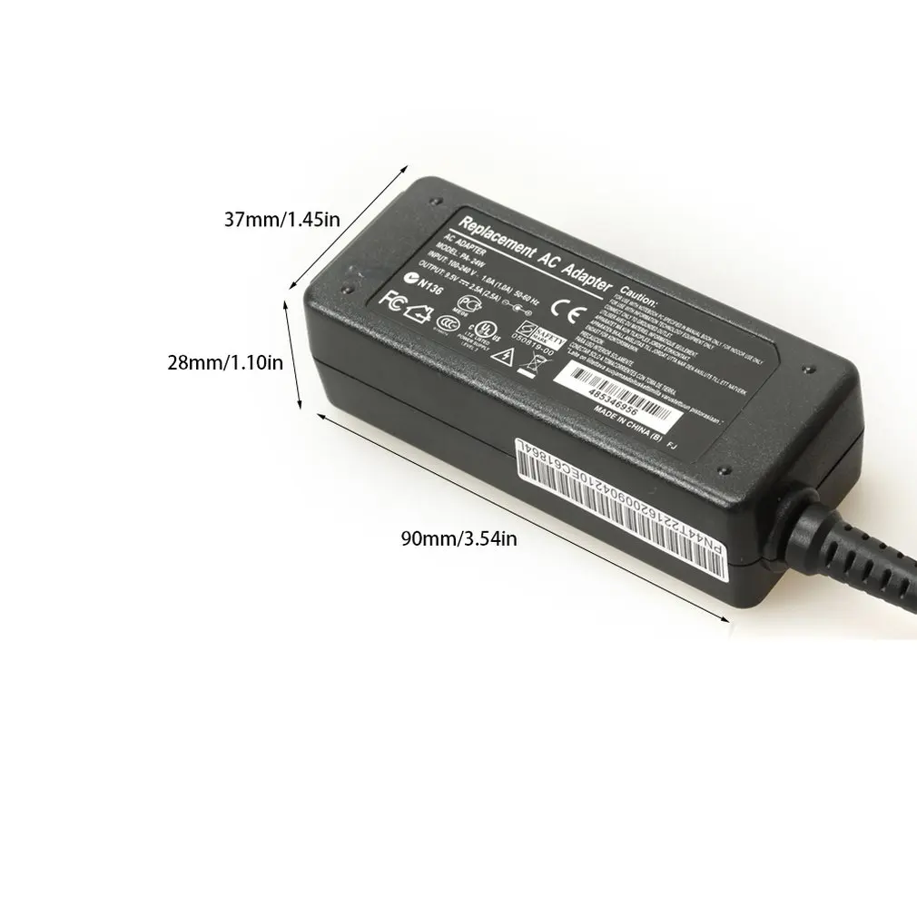 Laptop Power AC Adapter Charger for Asus 9.5V 2.5A 24W Tablet 4.8*1.7mm | Электроника