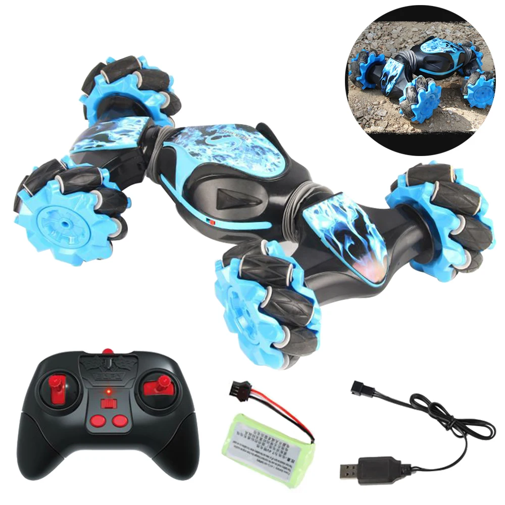 2 4 ГГц полноприводный Радиоуправляемый трюковый автомобиль внедорожник с