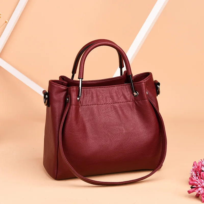 

Fashion PU Leather ladies shoulder bag cross body women sling shoulder tote handbag for sale