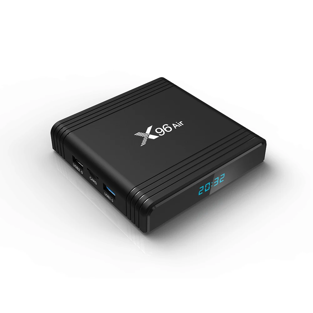

ТВ-приставка X96 Air Amlogic S905X3, 4 ядра, Android 9,0, 8K, 4 + 64 ГБ