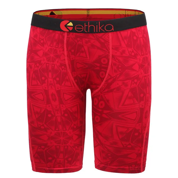 Ethika, мужское нижнее белье до колен, хипстер, хип-хоп, уличная одежда, мужские боксеры, быстросохнущие, модные, дышащие, длинные, для ног, боксеры для женщин - Цвет: H