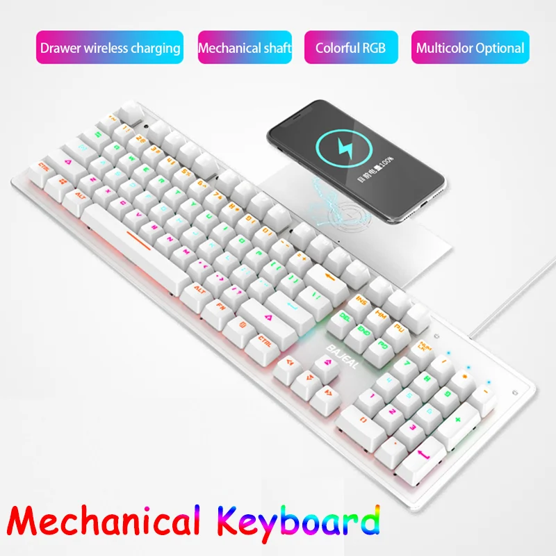 

Клавиатура игровая Механическая Проводная с RGB/ Mix подсветкой и USB-подсветкой