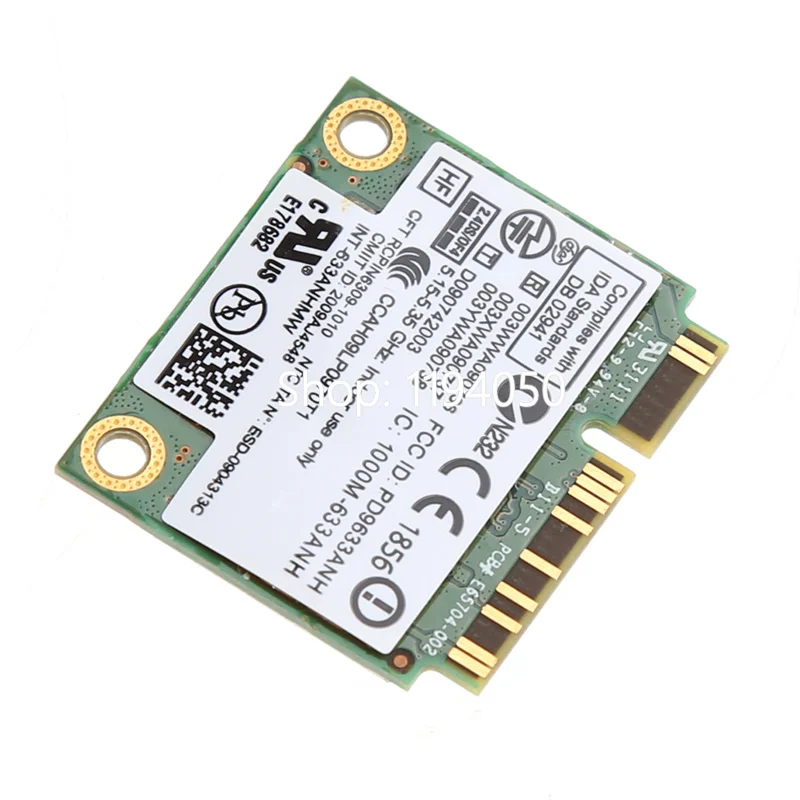 Intel Half Centrino Ultimate-n 6300 Pci-e Card 633anhmw 802.11a/b/g/n 2.4 Ghz and 5.0 Spectra 450Mbps wifiI | Компьютеры и офис