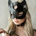 B.CYQZ Соблазнительные эпатажные маска головы Готический Кожа карнавальные костюмы на Хэллоуин для Для мужчин Для женщин Для мужчин Косплэй игры садо Банни маски для девочек