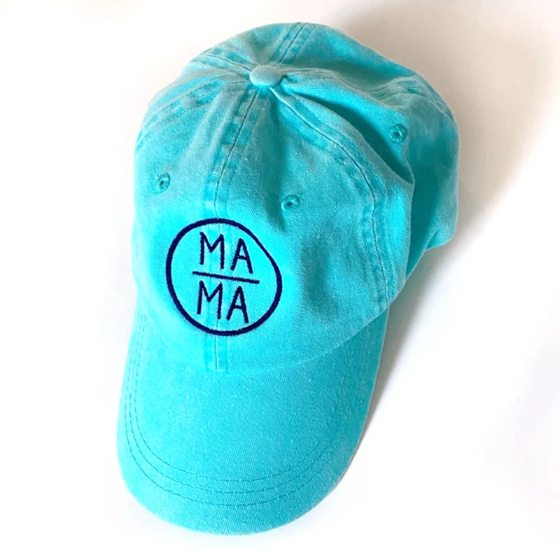 

Кепка для мам с вышивкой, модная спортивная бейсболка из 100% хлопка, с эффектом потертости, подарок на день матери, повседневные Шапки для пап...