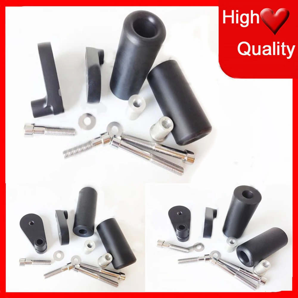

Motorcycle For Yamaha YZF 1000 R1 YZF-R1 YZFR1 2007-2008 Black No Cut Frame Sliders crash Falling protection
